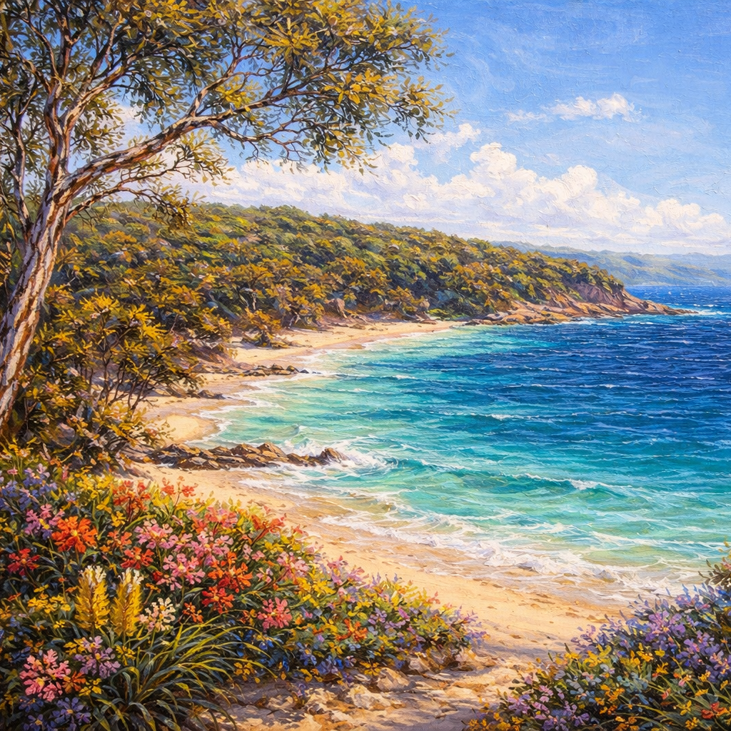 Canvas Art - Australian Seascape