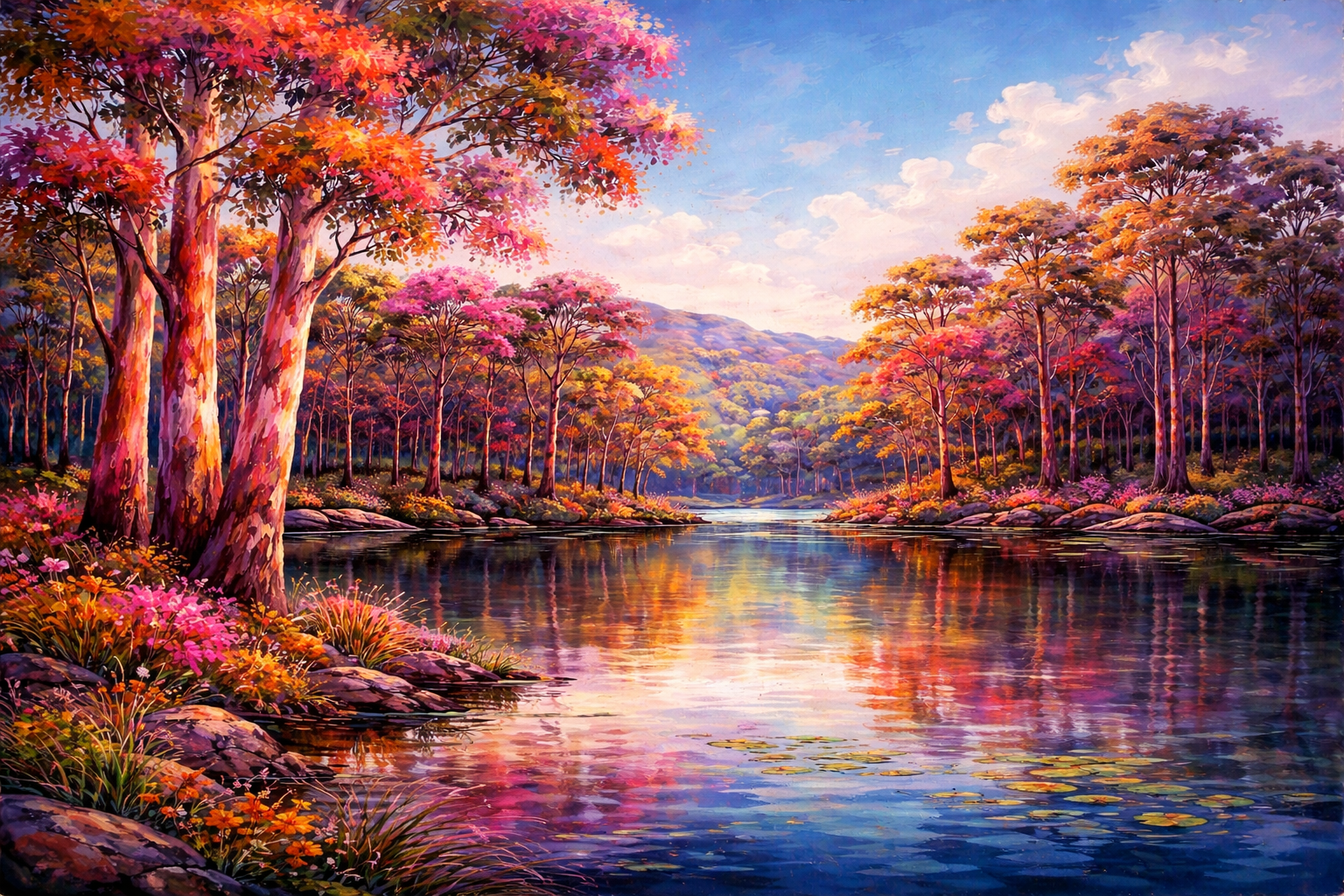 Oil Paintings - Australian Landscape