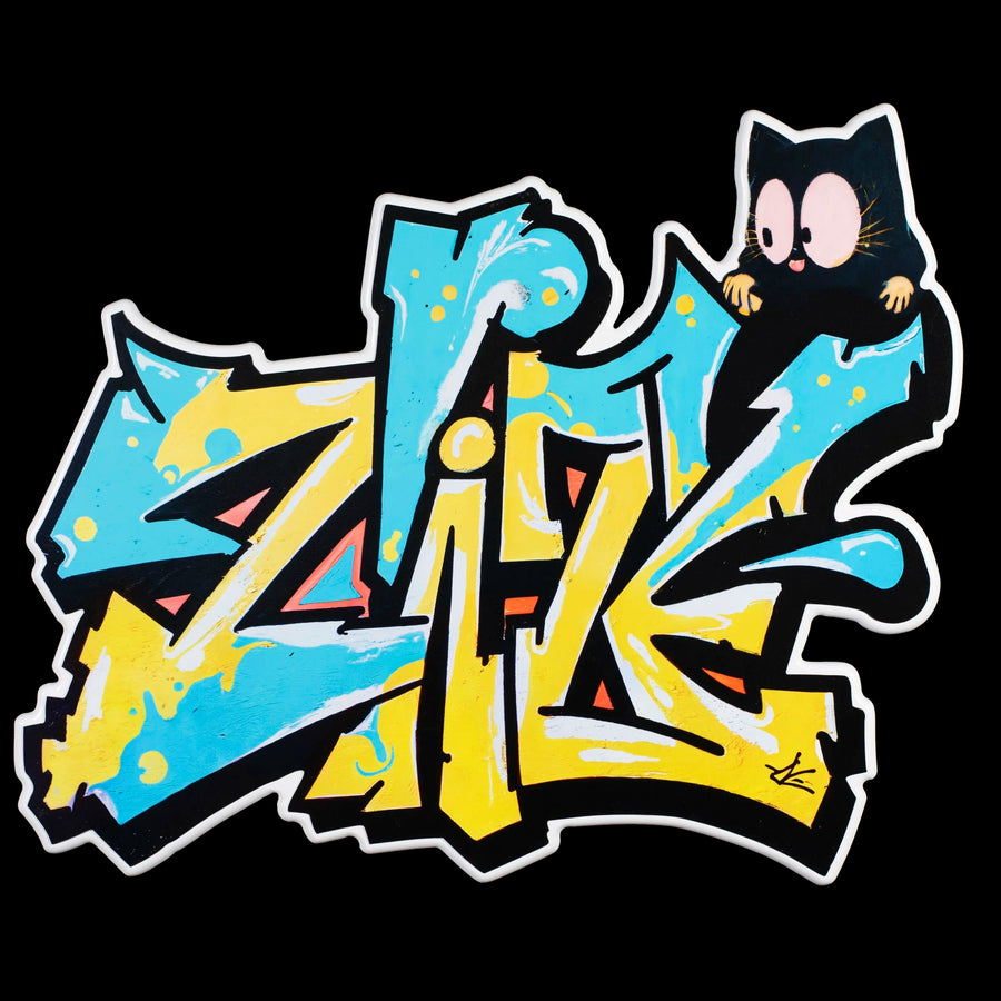 Street art - homage to gypsy - photographic sculpture wall art by Rory Fink – limited edition shaped print