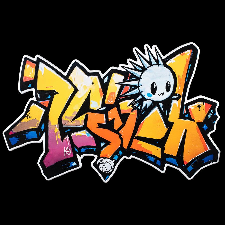 Street art - homage to remi - photographic sculpture wall art by Rory Fink – limited edition shaped print