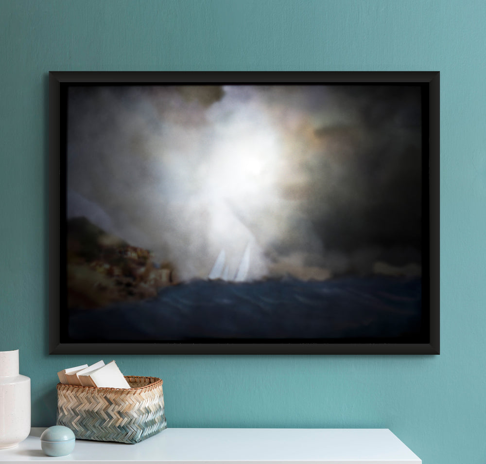 Approaching South Head - Sydney To Hobart - Print | Original Art Print By Rory Fink mockup B