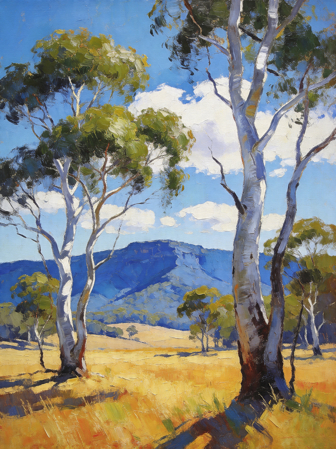 Golden Quiet - 61x91cm - Blue Ridge Gumlands SOLD