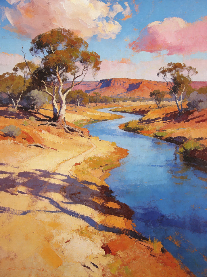Where the Creek Wanders - 61x91cm - Original Oil Painting SOLD