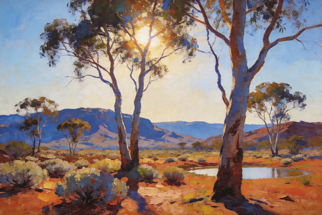 Morning Light Through The Gums - 61x91cm - Original Oil Painting SOLD
