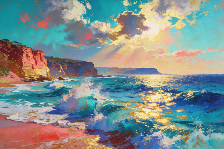 Gilded Tide - 61x91cm - Original Oil Painting SOLD