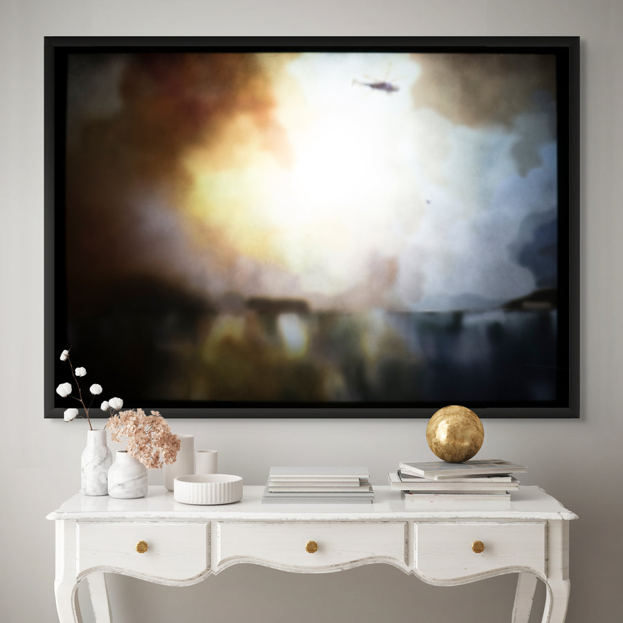 Coastal Fire - Print | Original Art Print By Rory Fink mockup A