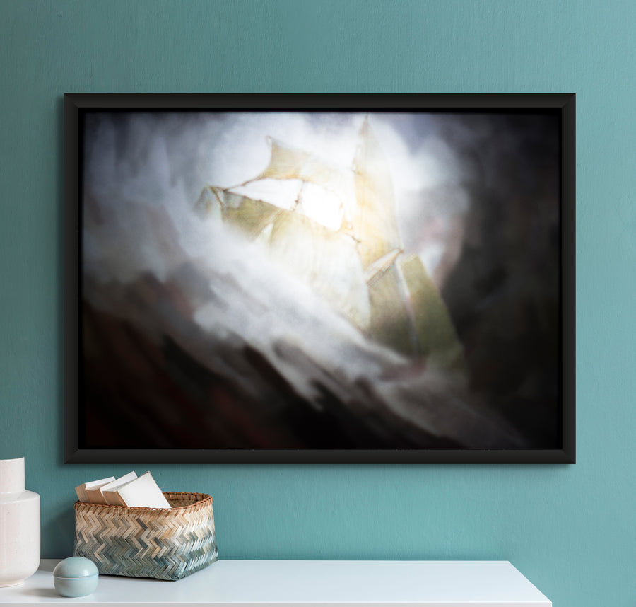 Entering Bass Strait - Print | Original Art Print By Rory Fink mockup A