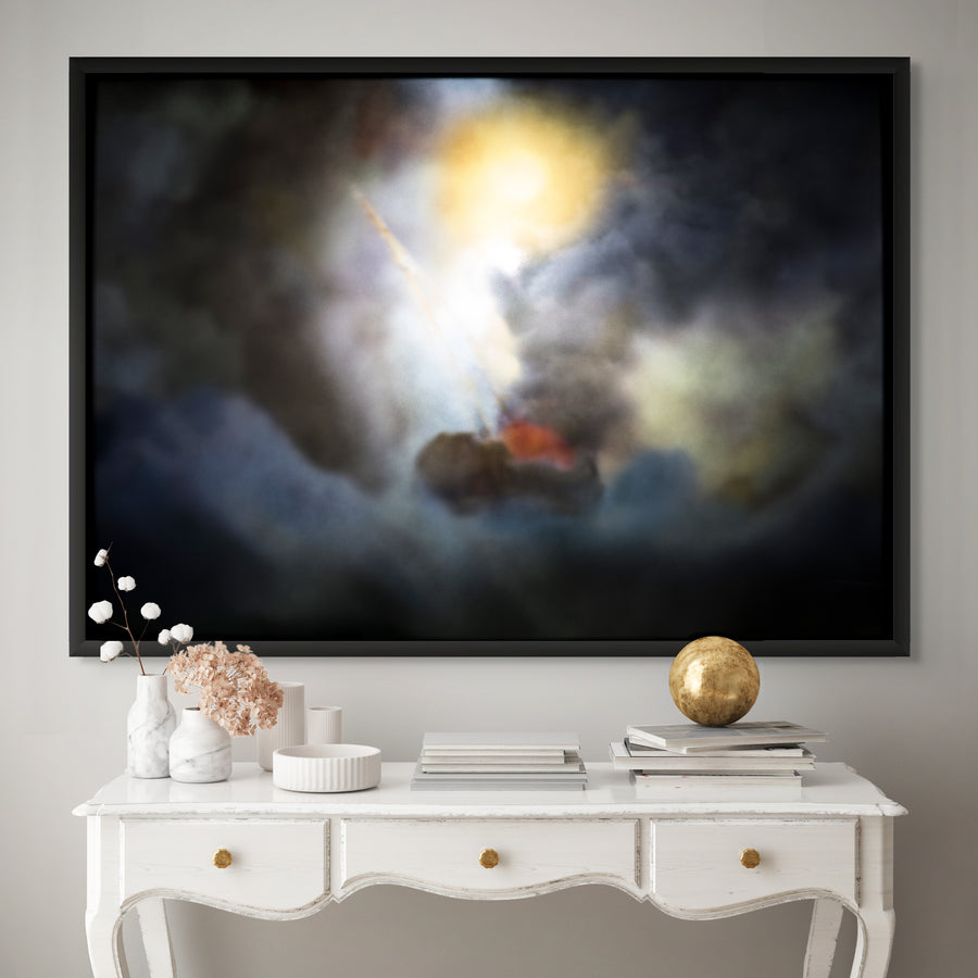 Fire On A Wreckage - Lady Bay - Print | Original Art Print By Rory Fink mockup A