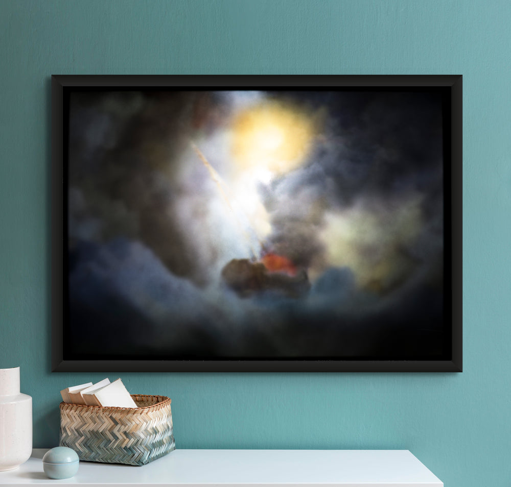 Fire On A Wreckage - Lady Bay - Print | Original Art Print By Rory Fink mockup B