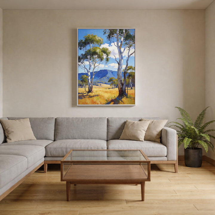Golden Quiet - 61x91cm - Blue Ridge Gumlands SOLD