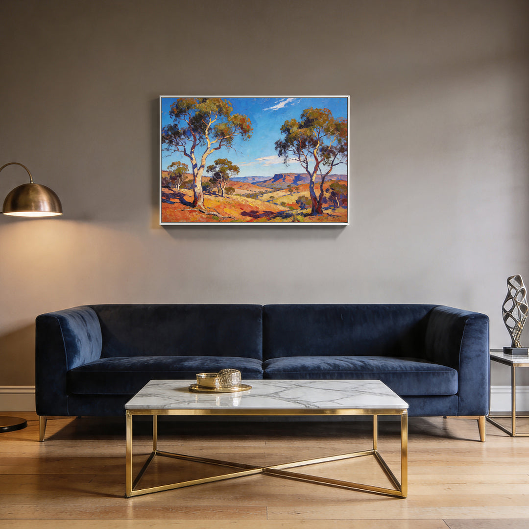 Sunlit Country Beyond the Gums - 61x91cm - Original Oil Painting SOLD