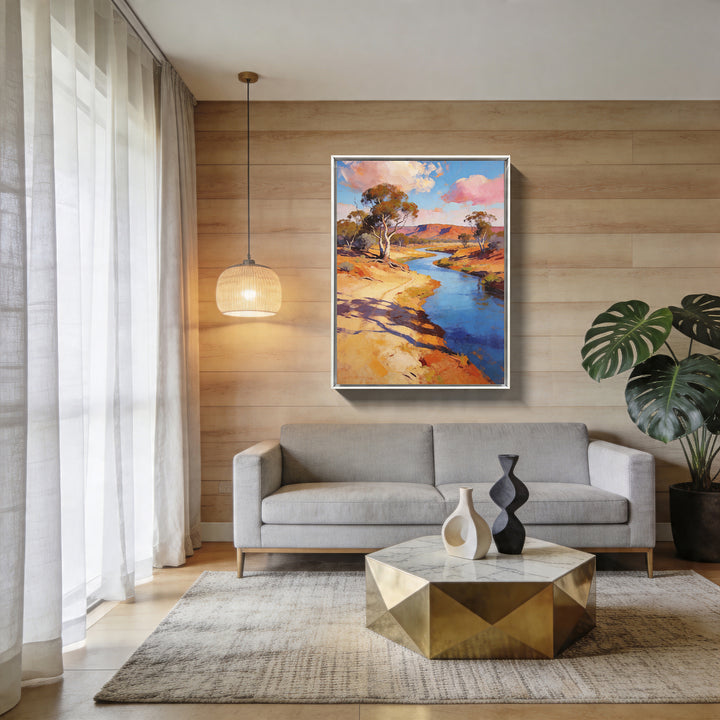 Where the Creek Wanders - 61x91cm - Original Oil Painting SOLD