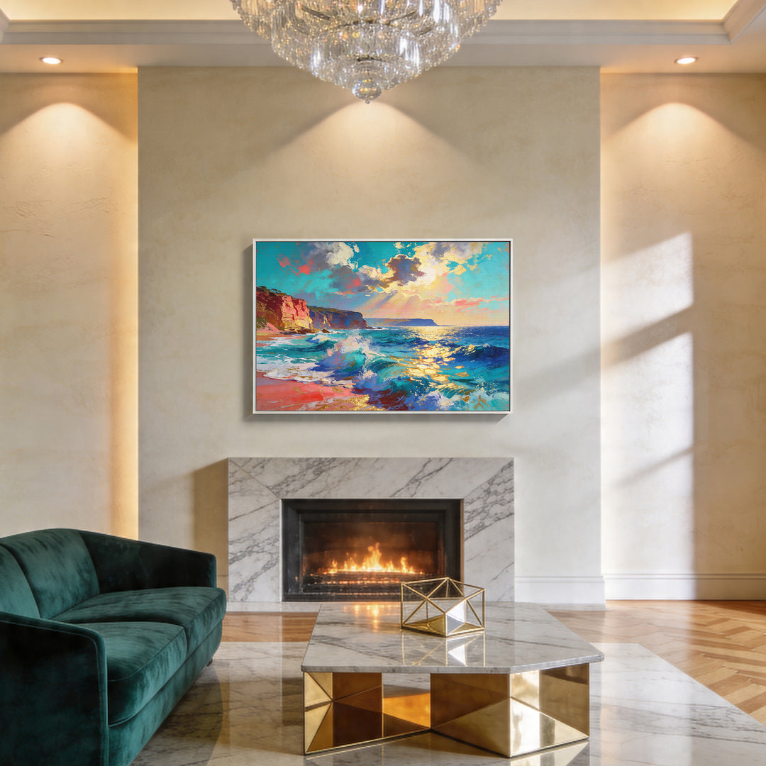 Gilded Tide - 61x91cm - Original Oil Painting SOLD