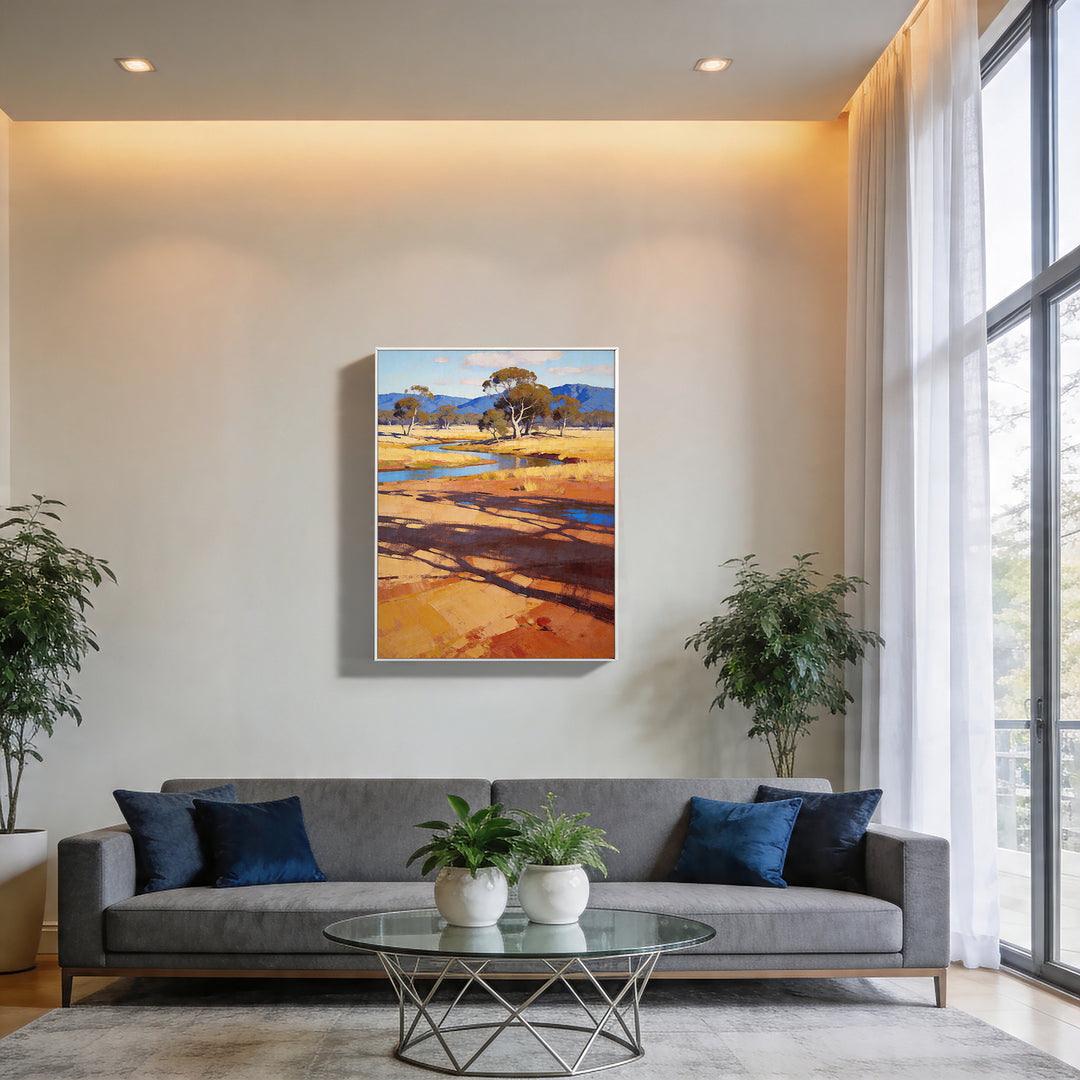 Riverbend at Sundown - 61x91cm - Original Oil Painting SOLD